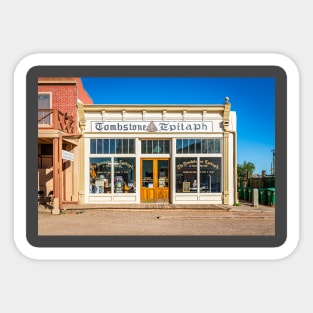 Allen Street in Tombstone, Arizona Sticker